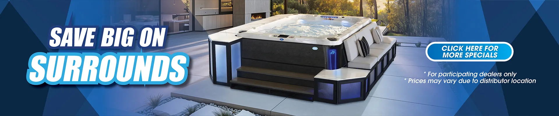 Calspas hot tub being used in a family setting - Taylor