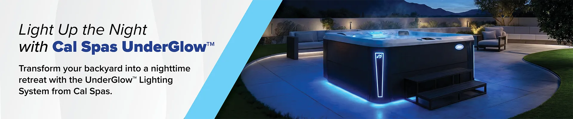 Calspas hot tub being used in a family setting - Taylor